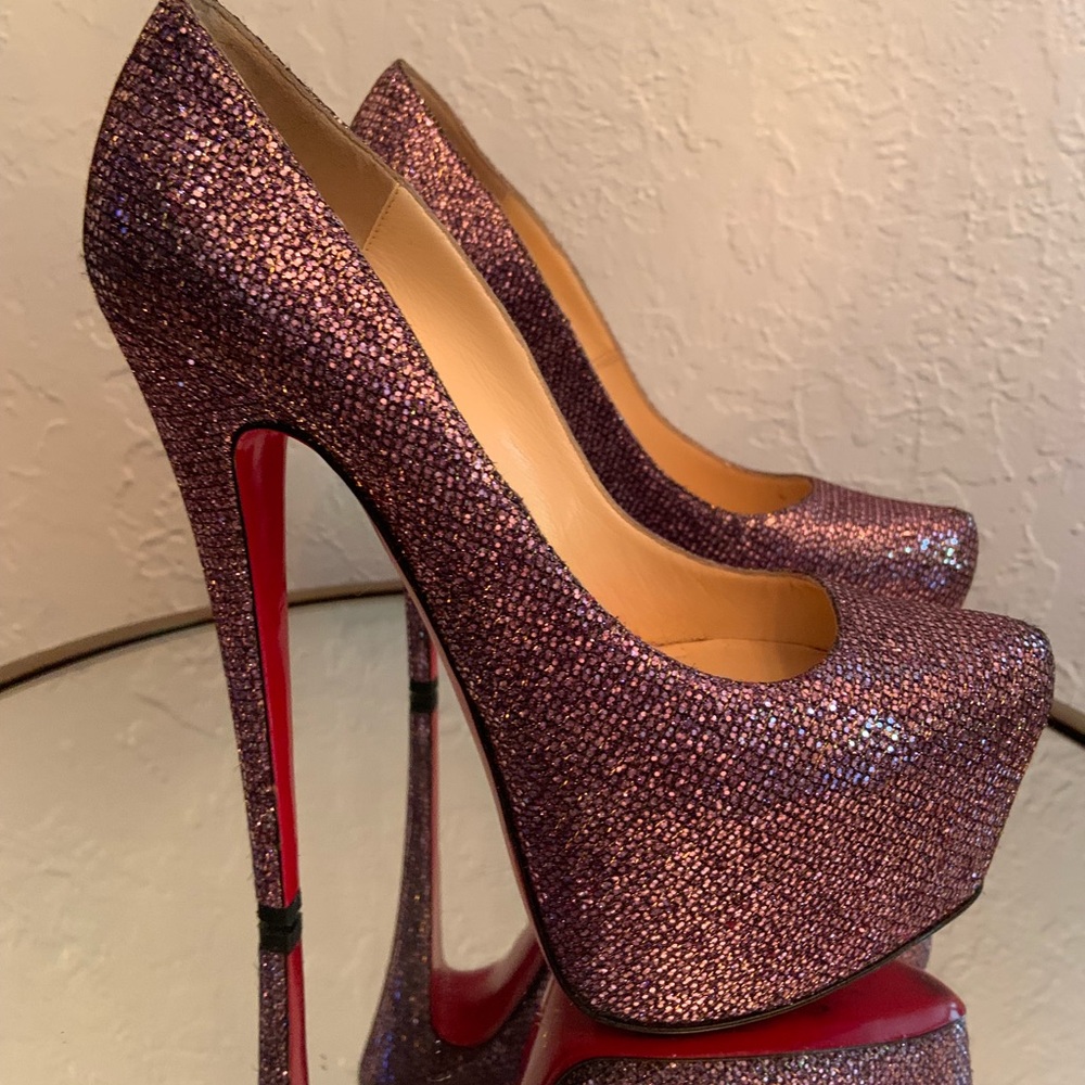 Christian Louboutin  Daffodile sky high heels